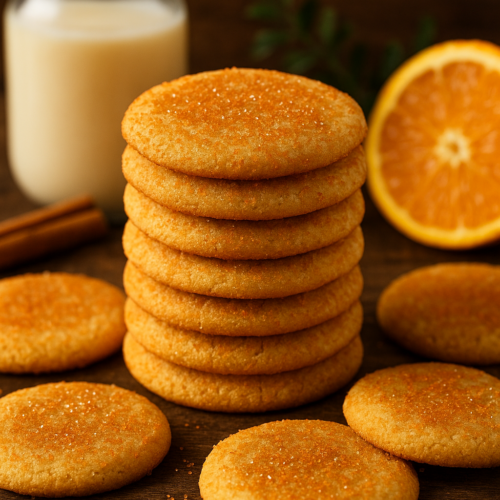 Spiced Orange Sugar Cookies