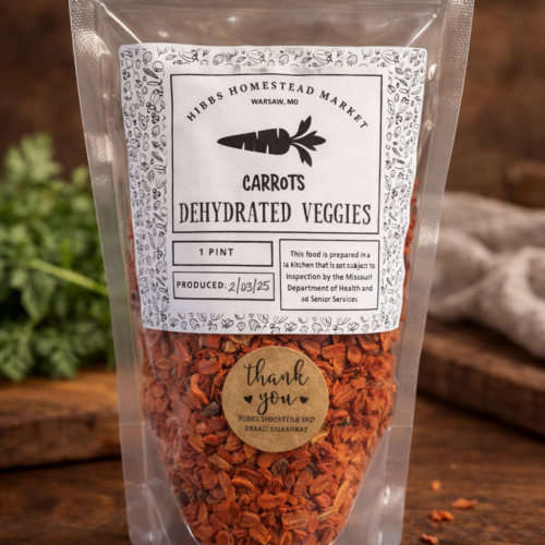Dehydrated Carrots