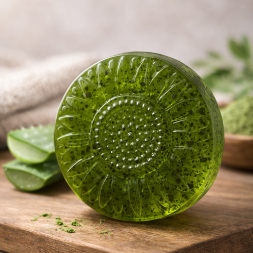 Aloe Vera and Matcha Soap Bar