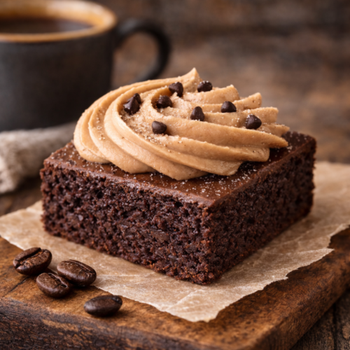 Espresso Brownies w/Coffee Frosting