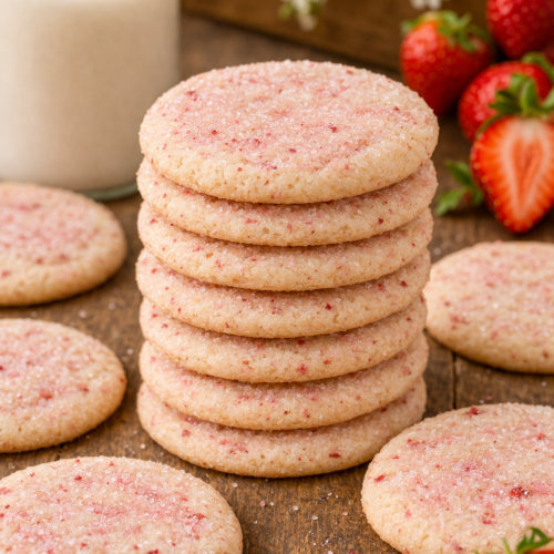 Strawberry Sugar Cookies