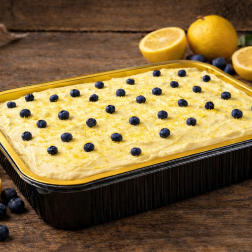 Lemon Blueberry Sheet Cake